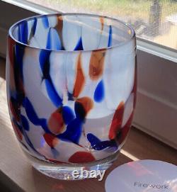 Glassybaby NIB Original Run? Votive candle holder? Firework Limited