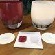 Glassybaby Naughty And Nice Set Of 2 Votive Candle Holders. Hand Blown Glass