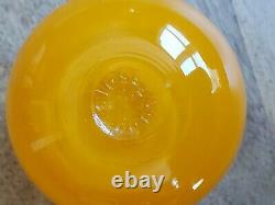 Glassybaby Orange Tangerine Drinker Art Glass Candle Holder Fresh Squeezed
