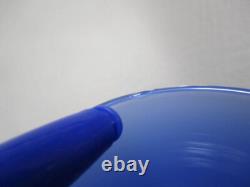 Glassybaby PEACE Triskelion Blue Hand Blown Votive Candle Holder 3.5 Set Of 2