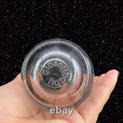 Glassybaby Pre-Trisk Candle Votive Glass Holder Silver Lining Chrome Finish