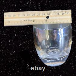 Glassybaby Pre-Trisk Candle Votive Glass Holder Silver Lining Chrome Finish