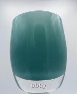 Glassybaby Pre-Triskelion Retired Aqua Verde 3 5/8