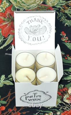 Glassybaby RUDOLPH Hand-Blown Votive Candle Holder withSticker & Tealights