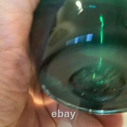 Glassybaby Rare Votive Candleholderi Irridescent Teal Blue WOW