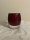 Glassybaby Red Candle Holder Rare