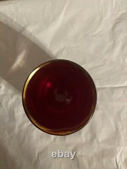 Glassybaby Red Candle Holder RARE