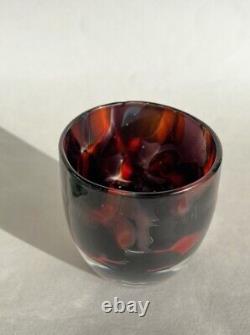 Glassybaby Red Eye Votive Seattle Kraken Red And Black Some Microbubbles