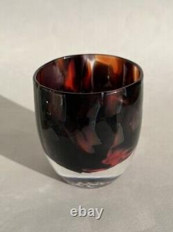 Glassybaby Red Eye Votive Seattle Kraken Red And Black Some Microbubbles