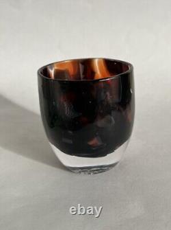 Glassybaby Red Eye Votive Seattle Kraken Red And Black Some Microbubbles