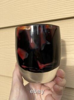 Glassybaby Red Eye Votive Seattle Kraken Red And Black Some Microbubbles