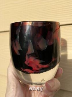 Glassybaby Red Eye Votive Seattle Kraken Red And Black Some Microbubbles