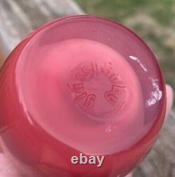 Glassybaby Red Votive Hand Blown Candle Votive Holder Pre-triskelion Glassy Baby