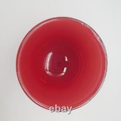 Glassybaby Red Votive Tealight Candle Holder Pre triskeleton