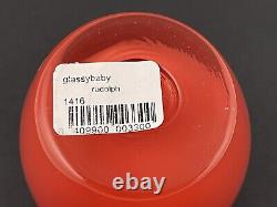 Glassybaby Rudolph Candle Votive Holder 1416 Mint