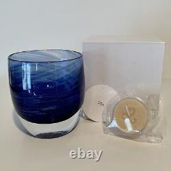 Glassybaby SEA Hand Blown Votive Candle Holder NEW in Box Limited Seahawks