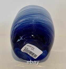 Glassybaby SEA Hand Blown Votive Candle Holder NEW in Box Limited Seahawks