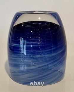 Glassybaby SEA Hand Blown Votive Candle Holder NEW in Box Limited Seahawks