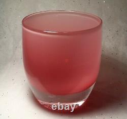 Glassybaby SMOOCH #0170 Votive Candle Holder, Preowned
