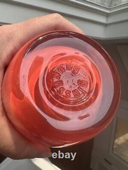 Glassybaby Seattle Sunset Votive Candle Holder Blown Glass Tag Pre- Triskelion