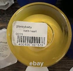 Glassybaby Set 2x Determined, 1x Lion's Heart, 1x Gratitude 2018/2019 NWT