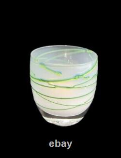 Glassybaby Seventy Six Seahawks Blown Glass Candle Voltive Holder New Limited