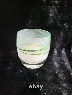 Glassybaby Seventy Six Seahawks Blown Glass Candle Voltive Holder New Limited