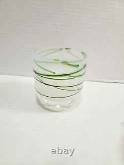 Glassybaby Seventy Six Seahawks Blown Glass Candle Voltive Holder New Limited