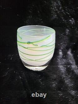 Glassybaby Seventy Six Seahawks Blown Glass Candle Voltive Holder New Limited
