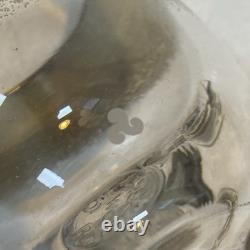 Glassybaby Silver Lining with Triskelion Hand Blown Glass Votive Candle Holder