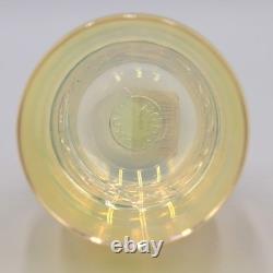 Glassybaby Soul Hand Blown Glass Votive Candle Holder Iridescent Yellow 1335