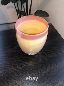 Glassybaby Stunning Jane's Caramel Hand Blown Votive Candle Holder Sold Out