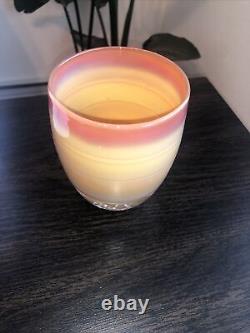 Glassybaby Stunning Jane's Caramel Hand Blown Votive Candle Holder Sold Out