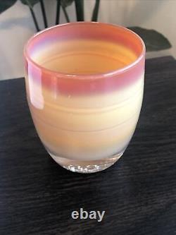 Glassybaby Stunning Jane's Caramel Hand Blown Votive Candle Holder Sold Out