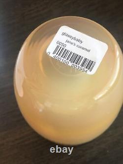 Glassybaby Stunning Jane's Caramel Hand Blown Votive Candle Holder Sold Out