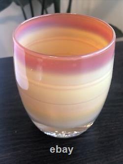 Glassybaby Stunning Jane's Caramel Hand Blown Votive Candle Holder Sold Out