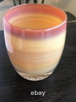 Glassybaby Stunning Jane's Caramel Hand Blown Votive Candle Holder Sold Out