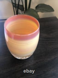 Glassybaby Stunning Jane's Caramel Hand Blown Votive Candle Holder Sold Out