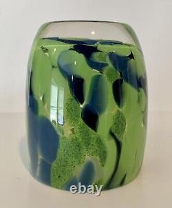 Glassybaby THRIVE Hand Blown Votive Candle Holder NEW in Box Limited Seahawks