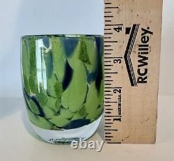 Glassybaby THRIVE Hand Blown Votive Candle Holder NEW in Box Limited Seahawks