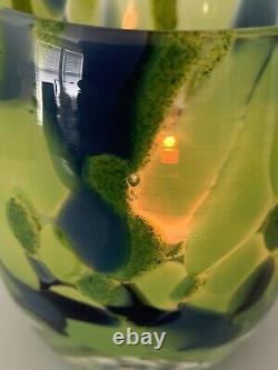 Glassybaby THRIVE Hand Blown Votive Candle Holder NEW in Box Limited Seahawks