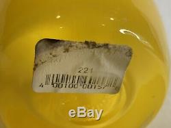 Glassybaby Taxi Votive Candle Holder RETIRED withsticker Rare #222