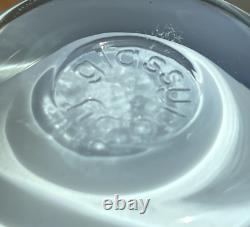 Glassybaby Translucent Metallic Clear Hand Blown Glass Pre-Triskelion Votive Can