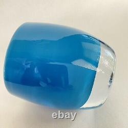 Glassybaby Votive Candle Holder Calm Sea Blue 3.5