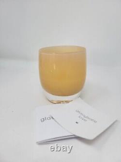 Glassybaby Votive Candle Holder Honey pre-triskelion