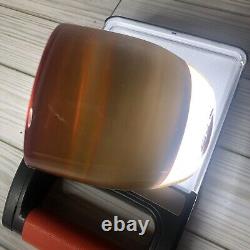 Glassybaby Votive Candle Holder Pre-Triskelion Tan Brown Cream Multi Stripe