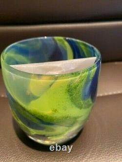 Glassybaby Votive Candle Holder Seahawks Thrive Rare MIB MUST HAVE