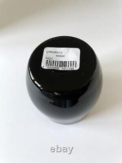 Glassybaby Votive Candle Holder WICKED Black Opaque Handblown NEW