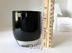 Glassybaby Votive Candle Holder WICKED Black Opaque Handblown NEW