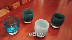 Glassybaby Votive Candle Holders set of 4